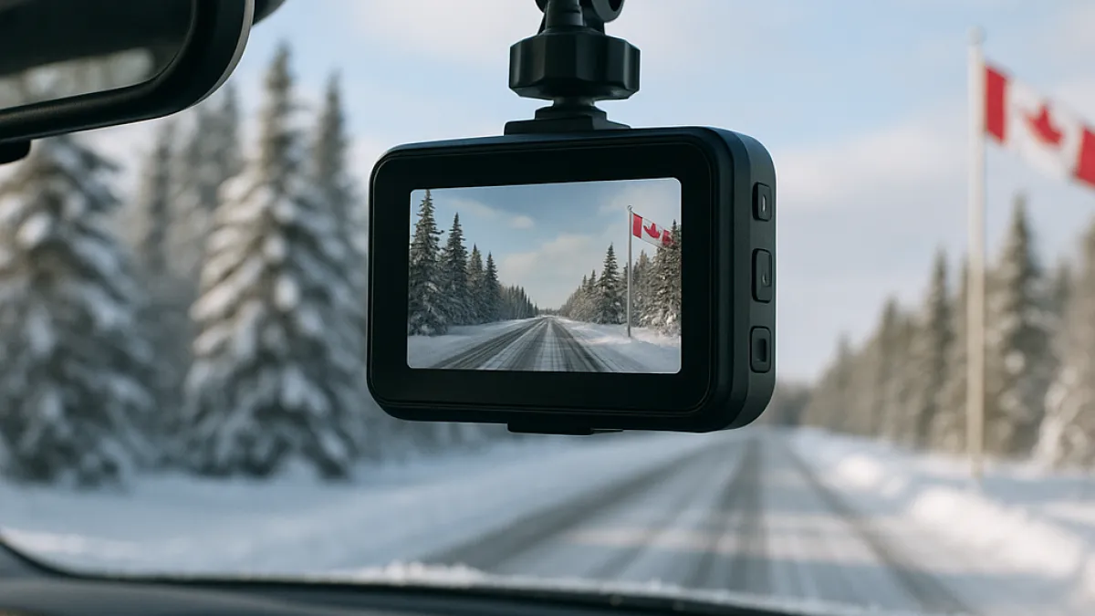 Best Dashcam Features for Canadian Winter Driving