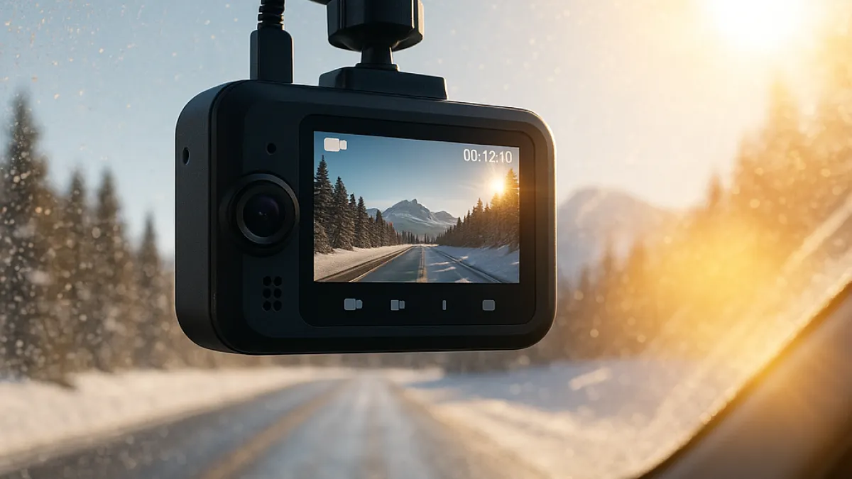 How Road Salt and Windshield Glare Affect Dashcam Footage
