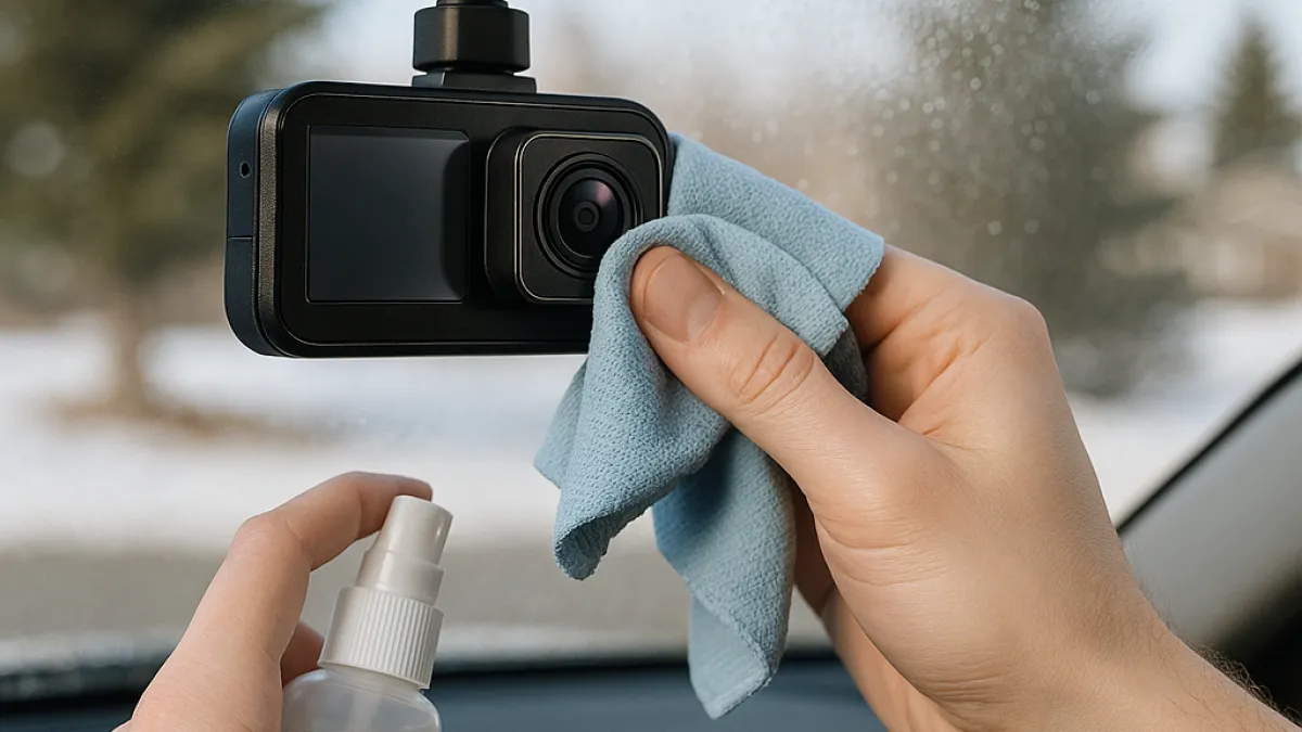 How to Clean a Dashcam Lens and Windshield for Clearer Video