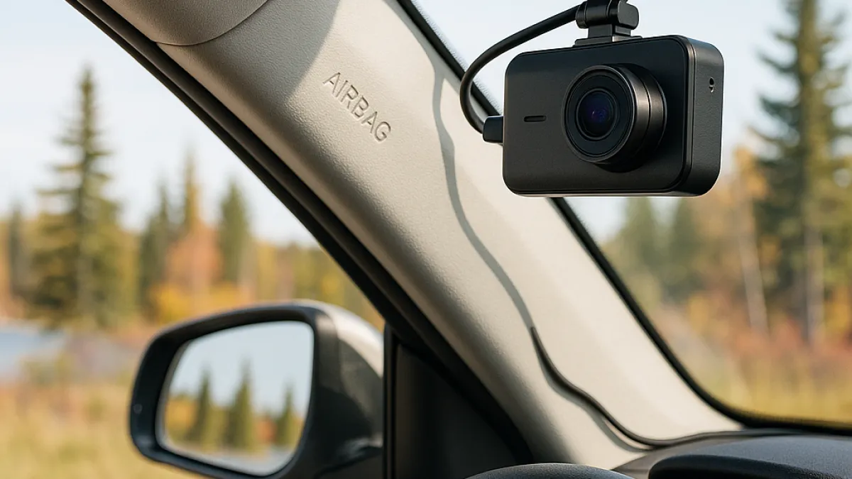 How to Route Dashcam Cables Safely Around Airbags